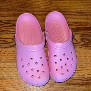 Pink Crocs